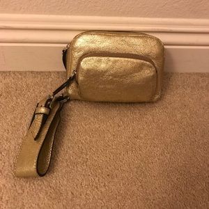 Gold banana republic bag